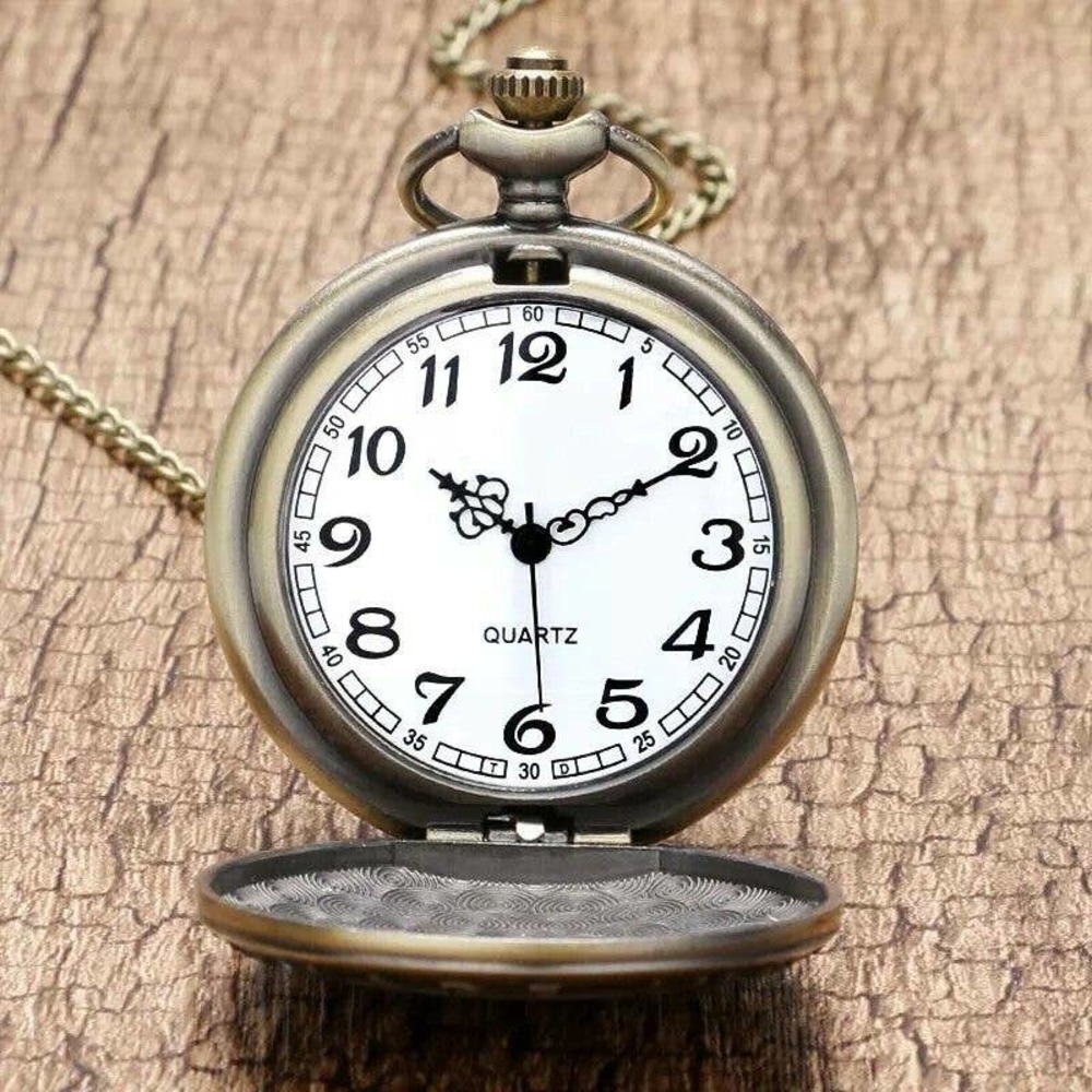 Muscle Car Pocket Watch Gift Ford Mustang Chevy Camaro Corvette Dodge Charger - Picture 2 of 4